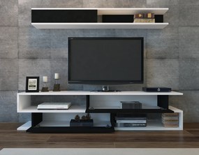 Unidade de TV Sims – Branco/Preto – 176 cm x 39 cm x 31,5 cm