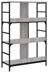 Estante 78,5x33x117,5 cm derivados de madeira cinzento sonoma