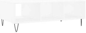 Mesa de centro 104x60x35 cm derivados de madeira branco