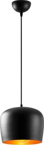 Candeeiro Suspenso Dodo – Preto – 22 x 22 cm