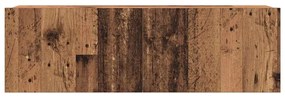Conjunto de móvel de TV com prateleira 8 pcs Madeira Antiga