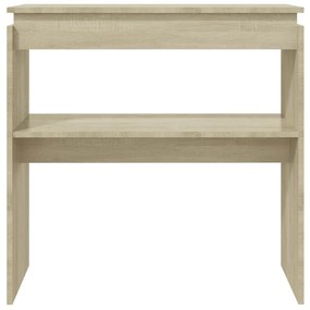 Mesa consola 80x30x80 cm derivados de madeira carvalho sonoma