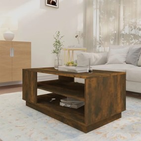 Mesa de centro 102x55x43 cm derivados madeira carvalho fumado