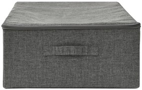 Caixa de arrumação tecido 70x40x18 cm antracite