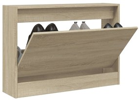 Sapateira 80x21x57 cm derivados de madeira carvalho sonoma