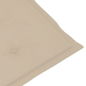 Cadeira de baloiço com almofadão bambu