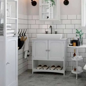 Móvel casa banho de lavatório 60 x 60 x 30 cm branco