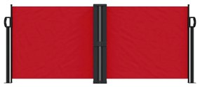Toldo lateral retrátil 100x600 cm vermelho