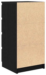 Aparador 37,5x35x76 cm derivados de madeira carvalho preto