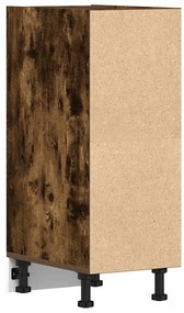 Armário inferior “Riga” 30x44,5x81,5cm carvalho fumado