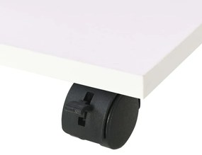 Estante com rodas 50x35x42 cm branco