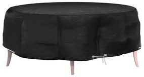 vidaXL Capa para espreguiçadeira ilha 8 ilhós Ø188x50 cm redondo