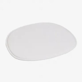 Almofada 39x34,5 Cm Para Cadeira Em Polipele Scand Branco - Sklum