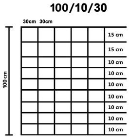 Cerca de jardim 50x1 m aço galvanizado prateado