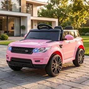 Carro elétrico para Crianças Start Run, 12V Rodas e assento plástico Rosa