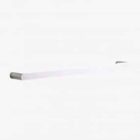 Toalheiro De Parede Com Barra (↔︎60 Cm) Para Banheiro Em Aço Inox Alameda Cinzento Escovado - Sklum