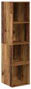 Conjunto de móvel de TV 4 pcs Madeira antiga 37 x 37 x 142.5 cm