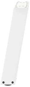 Pés para mesa de centro em formato de U, 2 peças, branco, 38x(42-43) c