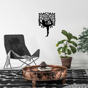 Acessório Decorativo de Parede Yoga 2 – Preto – 50 x 70 cm