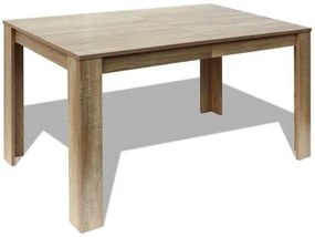 Mesa de Jantar Avia de 140 cm - Carvalho - Design Minimalista