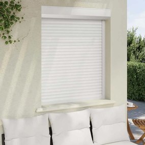 Persiana de enrolar em alumínio 100x120 cm branco