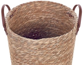 Conjunto de 2 cestos em fibra de algas cor natural SAYJAR Beliani