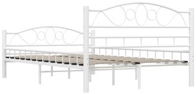 Estrutura de cama 120x200 cm metal branco