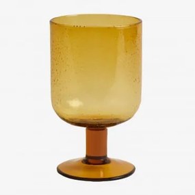 Pack De 4 Copos 37 Cl De Vidro Gulix Ocre Amarelo - Sklum