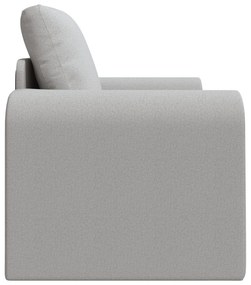 Sofá-Cama de Chão 2-em-1 Cinzento Nuvem 98x71x83 cm Tecido
