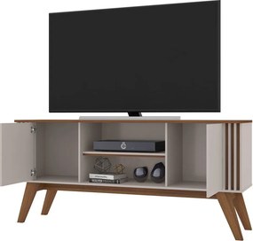 Móvel TV VITTA – 150x38,3x68,5 cm – MDP Casca de Ovo e Matte com Porta
