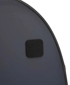 Espelho de parede 70x45 cm preto