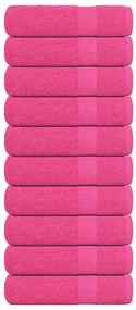 Toalhas de banho 10 pcs 100x150 cm 360 gsm 100% algodão rosa