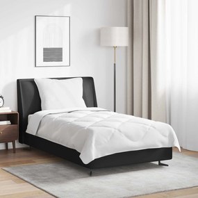 vidaXL Edredom para Todas as Estações 2 pcs Branco Microfibra