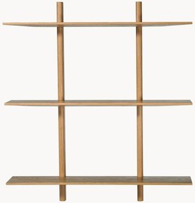 Estante de parede em madeira de carvalho Nori