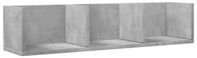 Armários parede 2 pcs 75x18x16,5cm deriv. madeira cinza cimento