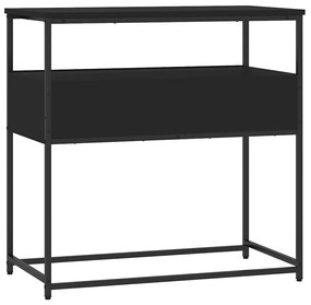 Mesa consola 75x40x75 cm derivados de madeira preto