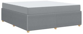 Estrutura da Cama Outros Cinzento-claro 180 x 200 cm tecido