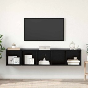 Conjunto de Estantes para TV 2 pcs Carvalho preto