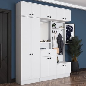 Cabide EA104 – Branco – 179,6 cm x 226,4 cm x 37,5 cm
