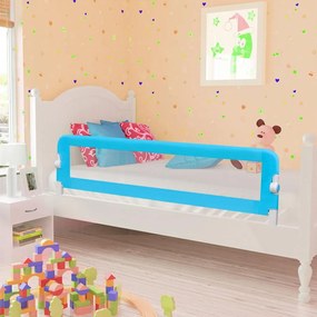 Barra de segurança p/ cama infantil 120x42cm poliéster azul