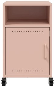 Mesa de cabeceira 36x39x59 cm aço rosa