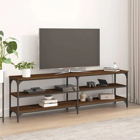 Móvel p/ TV 160x30x50 cm derivados de madeira carvalho castanho
