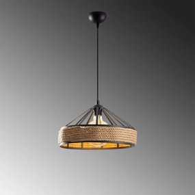 Candeeiro Chandelier Wire – Preto – 40 x 40 cm