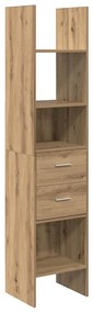 Gabinete de Livros carvalho artisiano 40 x 35 x 180 cm