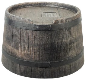 Suporte barril água da chuva aspeto madeira 45x28,5 cm castanho