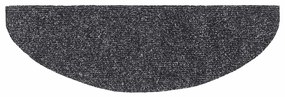 Tapetes de escada autoadesivos 20 pcs 65x21x4cm cinzento-escuro