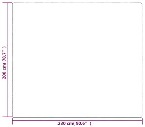 Manta pesada c/ cobertura 9 kg 200x230 cm tecido cinzento