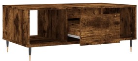 Mesa de centro 90x50x36,5 cm derivados madeira carvalho fumado