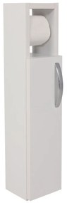 Armário de Casa de Banho Star – Branco – 15 cm x 65 cm x 12 cm