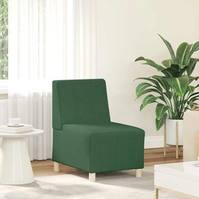 Poltrona 55 cm tecido corduroy verde selva